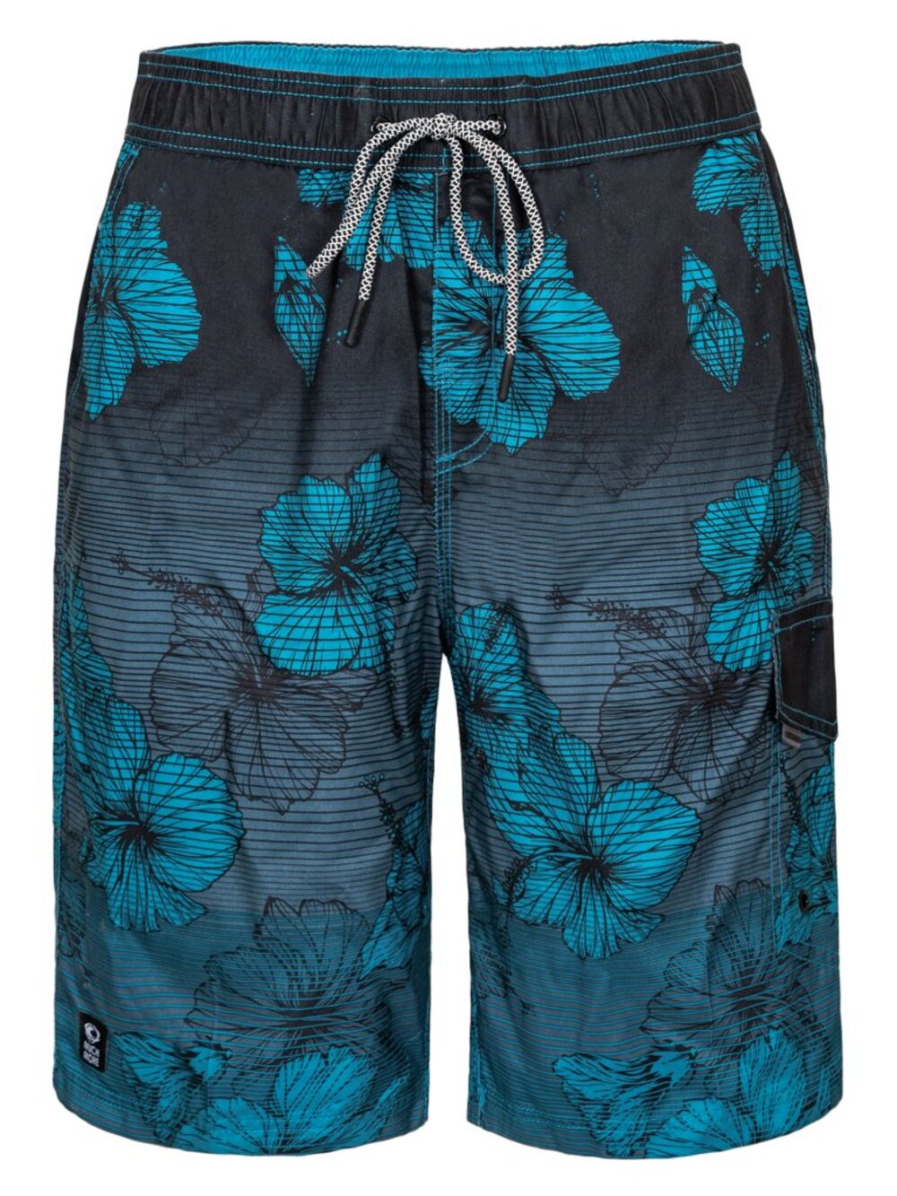 Men's Swim Trunks Mesh Liner Beachwear with Pocket